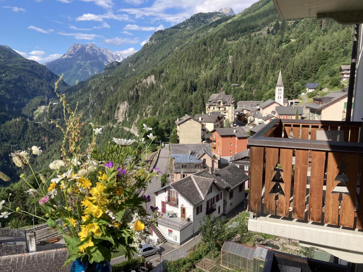 Bel Appartement 2.5 Pieces Avec Balcon, Magnifique Vue Sur Le Glacier Des Grands Finhaut Экстерьер фото